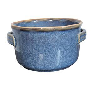 LTD Commodities Blue Mixing Bowl Small Blue Stoneware Bowl